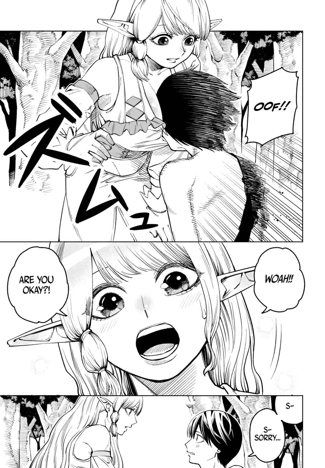 Maryoku Zero no Ochikobore, Jusatsu no Youtou ni Erabareru. Chapter 2: The Elf and the Adventurer - Page 7