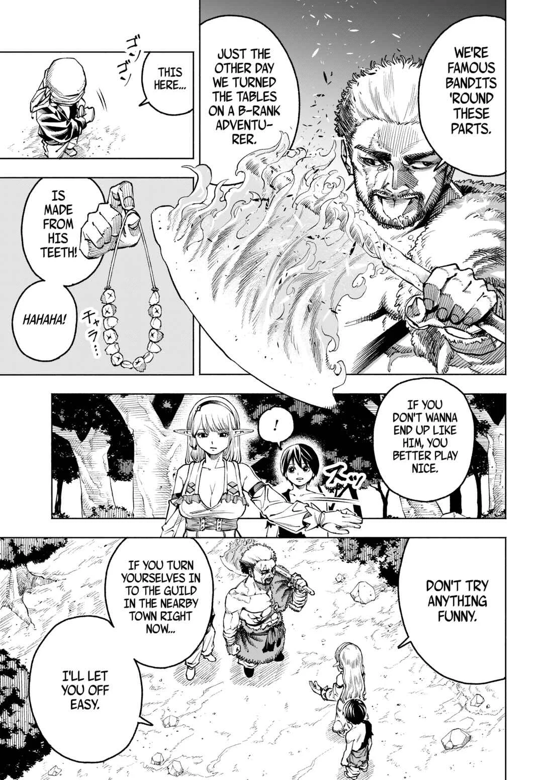 Maryoku Zero no Ochikobore, Jusatsu no Youtou ni Erabareru. Chapter 2: The Elf and the Adventurer - Page 17