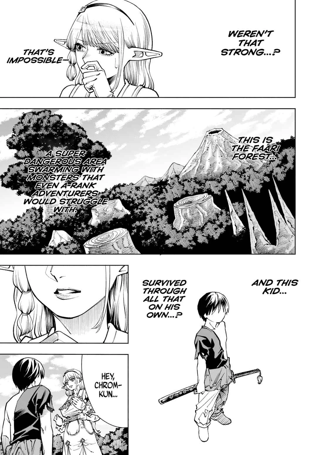 Maryoku Zero no Ochikobore, Jusatsu no Youtou ni Erabareru. Chapter 2: The Elf and the Adventurer - Page 27