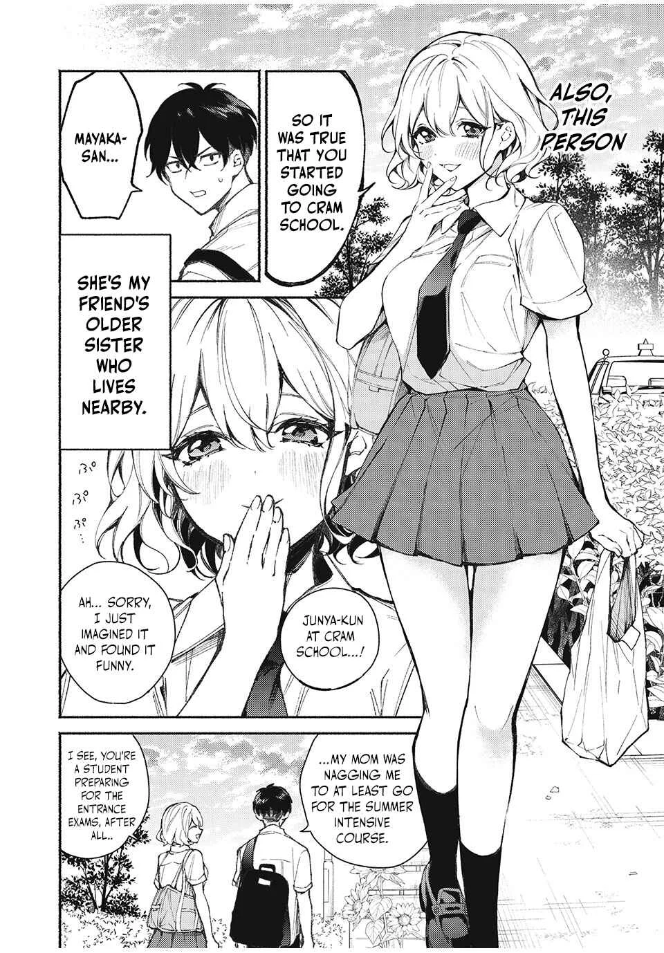 Mayaka-neesan wa Uso ga Tsukenai Chapter 1: Jun and Mayaka - Page 3