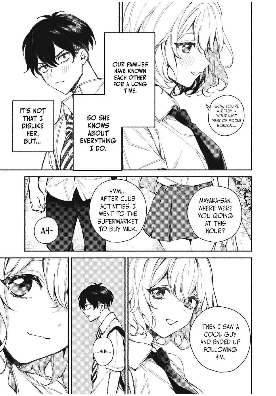 Mayaka-neesan wa Uso ga Tsukenai Chapter 1: Jun and Mayaka - Page 4