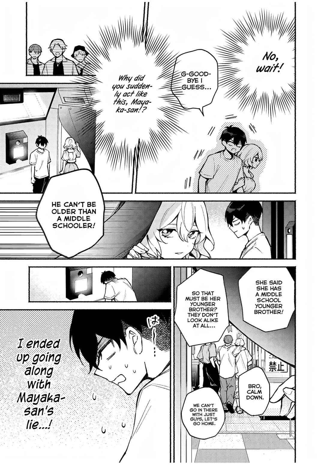 Mayaka-neesan wa Uso ga Tsukenai Chapter 3: Boyfriend or younger brother? - Page 15