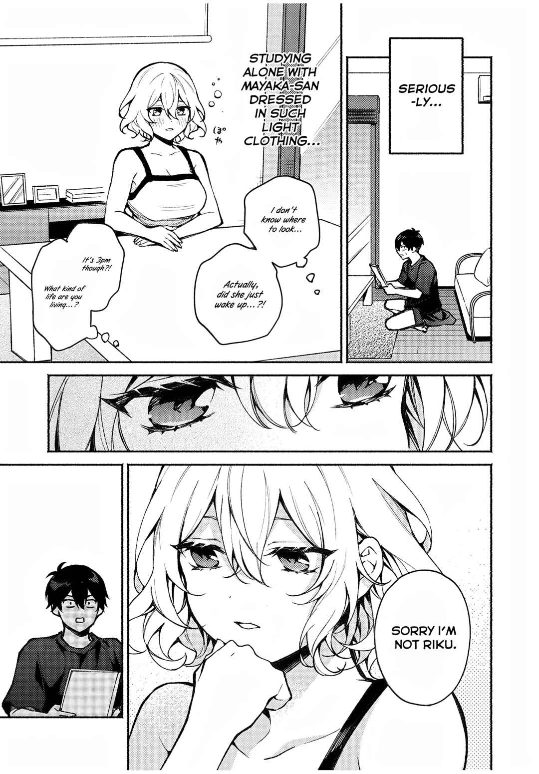 Mayaka-neesan wa Uso ga Tsukenai Chapter 5: Just the 2 of us studying alone. - Page 7