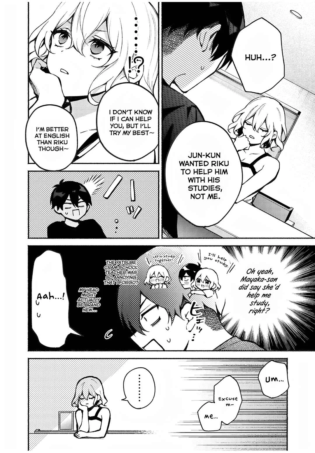 Mayaka-neesan wa Uso ga Tsukenai Chapter 5: Just the 2 of us studying alone. - Page 8