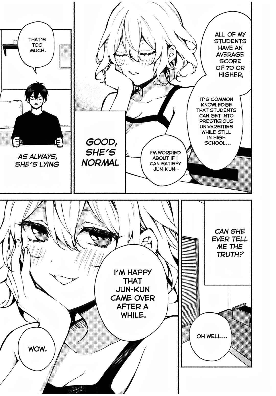 Mayaka-neesan wa Uso ga Tsukenai Chapter 5: Just the 2 of us studying alone. - Page 9