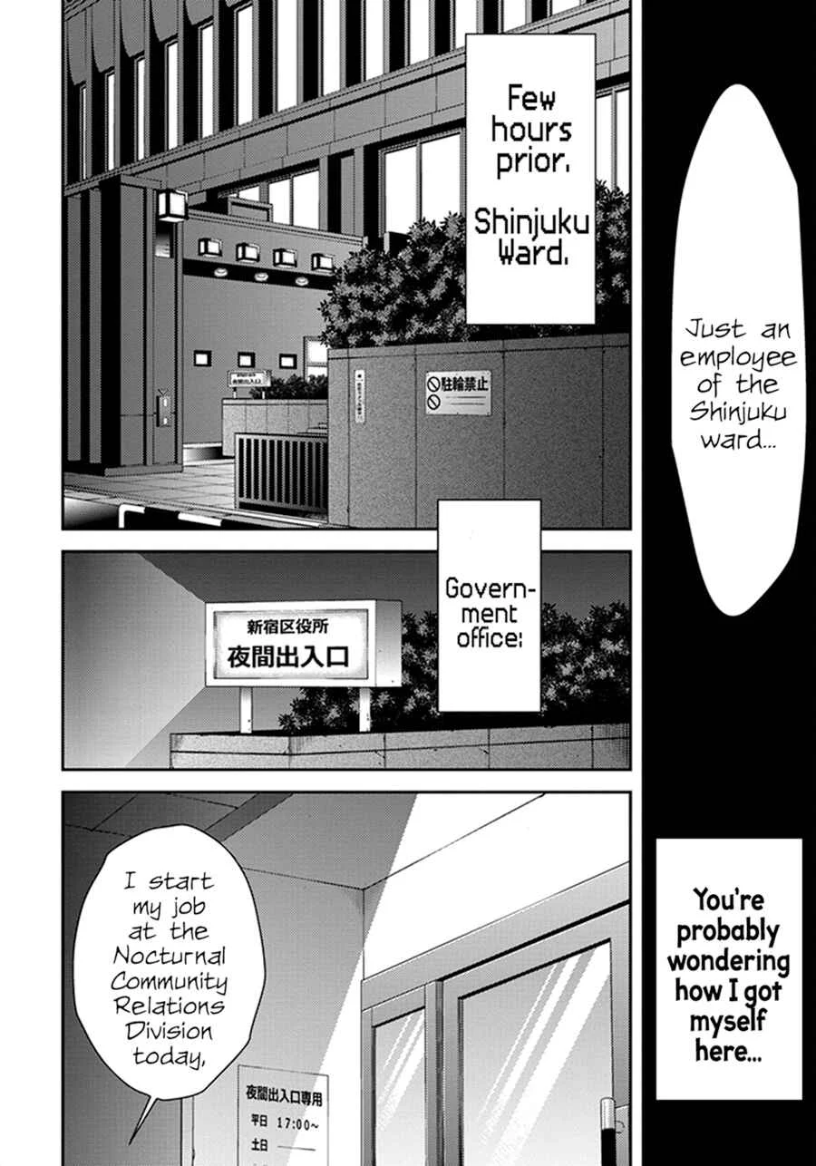 Mayonaka no Occult Koumuin Chapter 1.1: The Tengus and Angels of the Imperial Garden (1) - Page 6