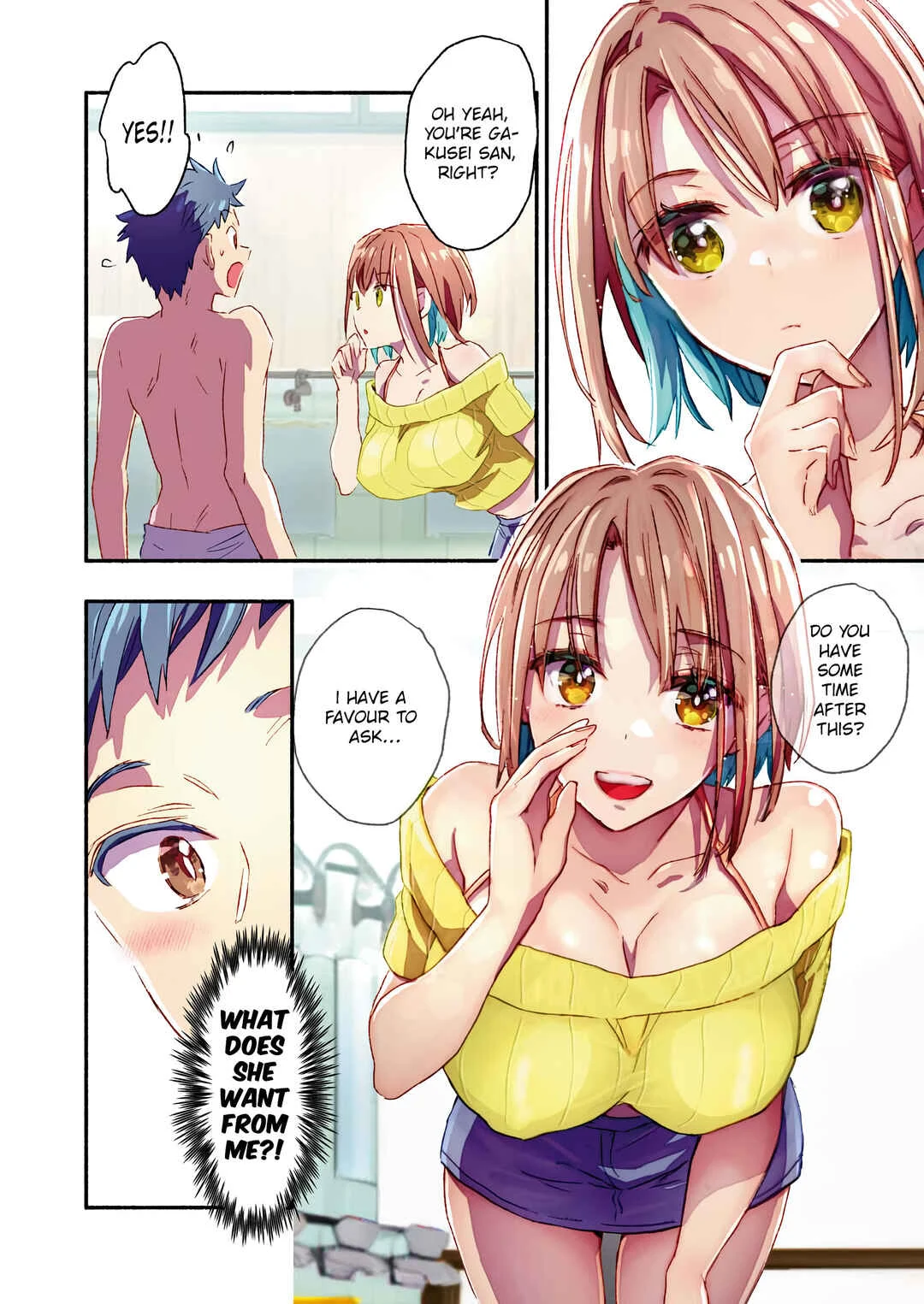 Mayuri-san no Iru Sentou Chapter 3: My name is _____ - Page 5
