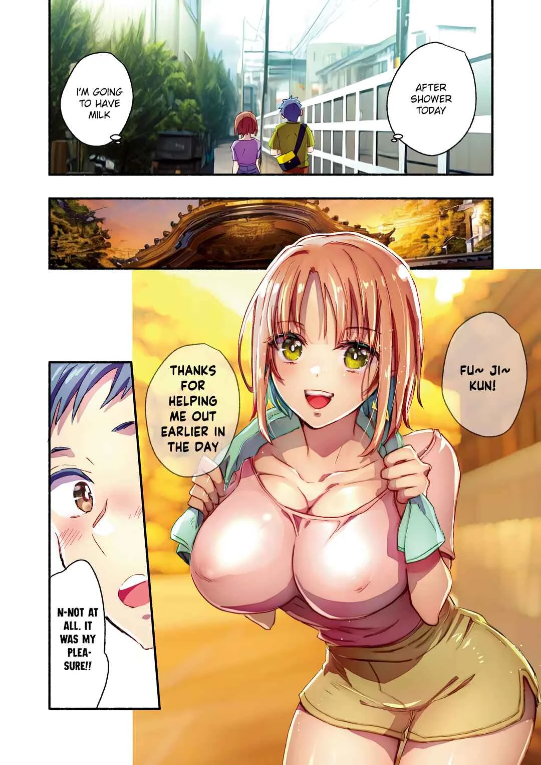 Mayuri-san no Iru Sentou Chapter 4: Milk provides Strength - Page 9