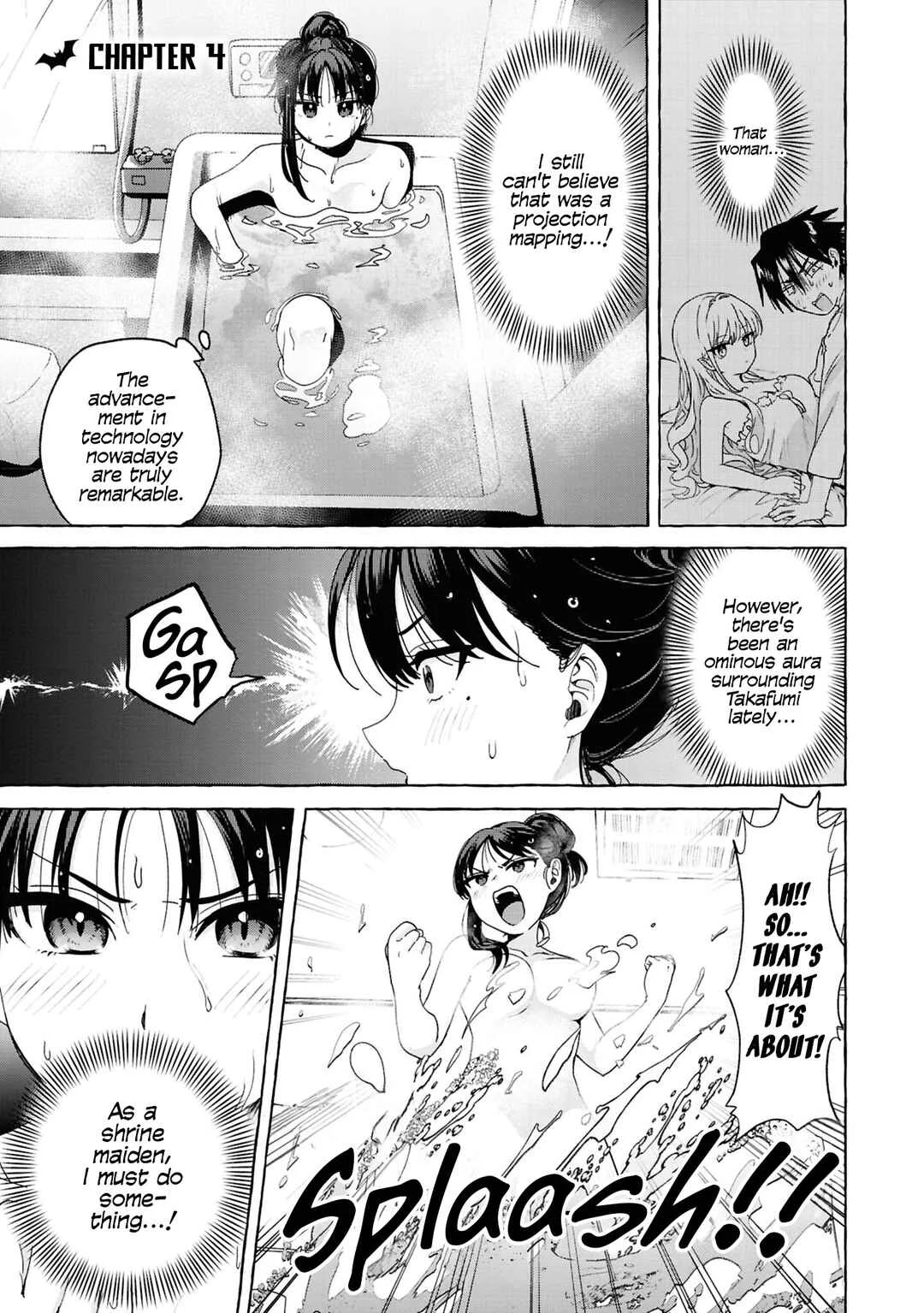 Mazoku no Pet ni Narimashite Chapter 4: Shrine Maiden's Drastic Measures - Page 1