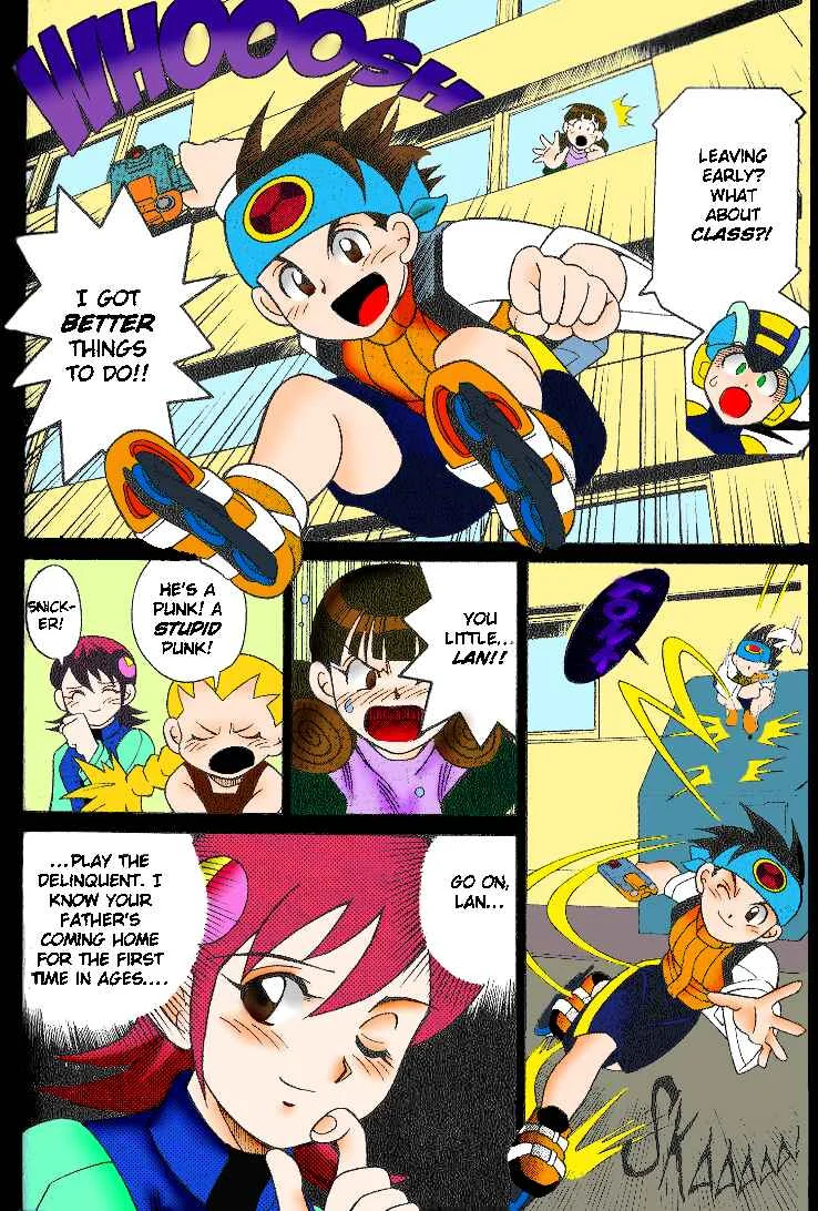 Mega Man Battle Network Chapter 1: Battle in the new century (colored) - Page 12