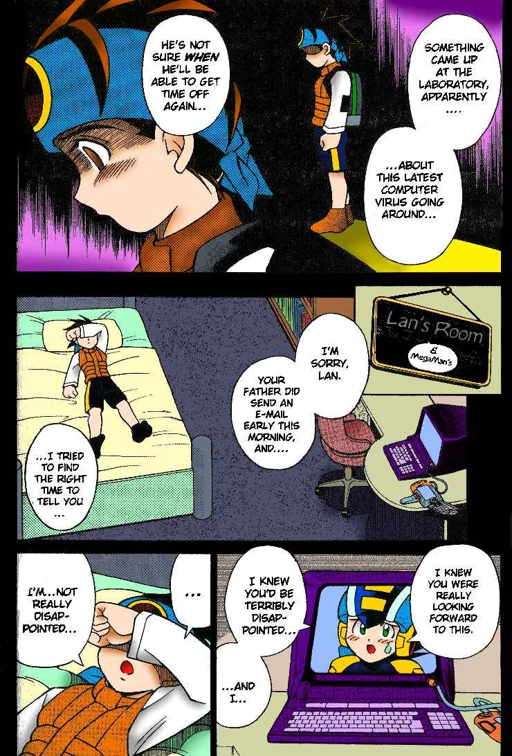 Mega Man Battle Network Chapter 1: Battle in the new century (colored) - Page 14