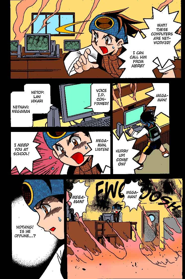 Mega Man Battle Network Chapter 1: Battle in the new century (colored) - Page 22