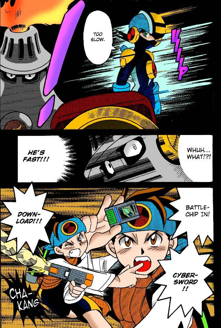 Mega Man Battle Network Chapter 1: Battle in the new century (colored) - Page 28