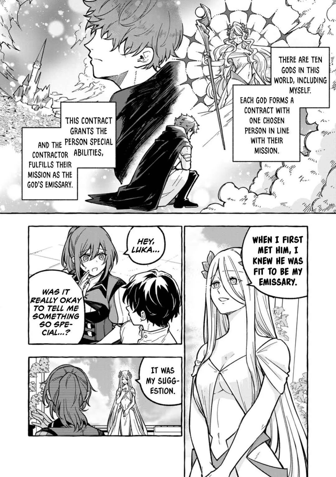 Megami no Daikousha to Natta Shounen, Banjou no Ou to Naru Chapter 2.1 - Page 2