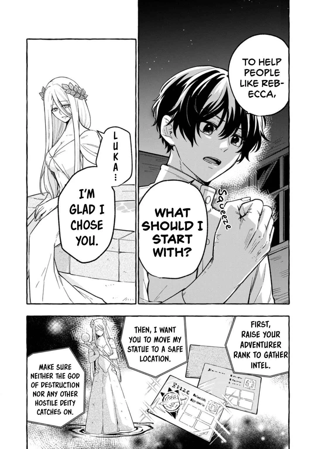 Megami no Daikousha to Natta Shounen, Banjou no Ou to Naru Chapter 2.2 - Page 3