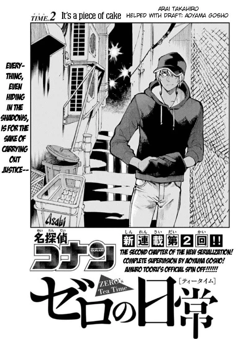 Meitantei Conan: Zero no Tea Time Chapter 2: It's a piece of cake - Page 1