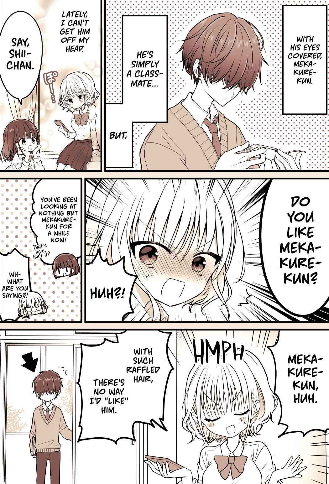 Mekakure Danshi ga Ki ni Naru Manga Chapter 2 - Page 2