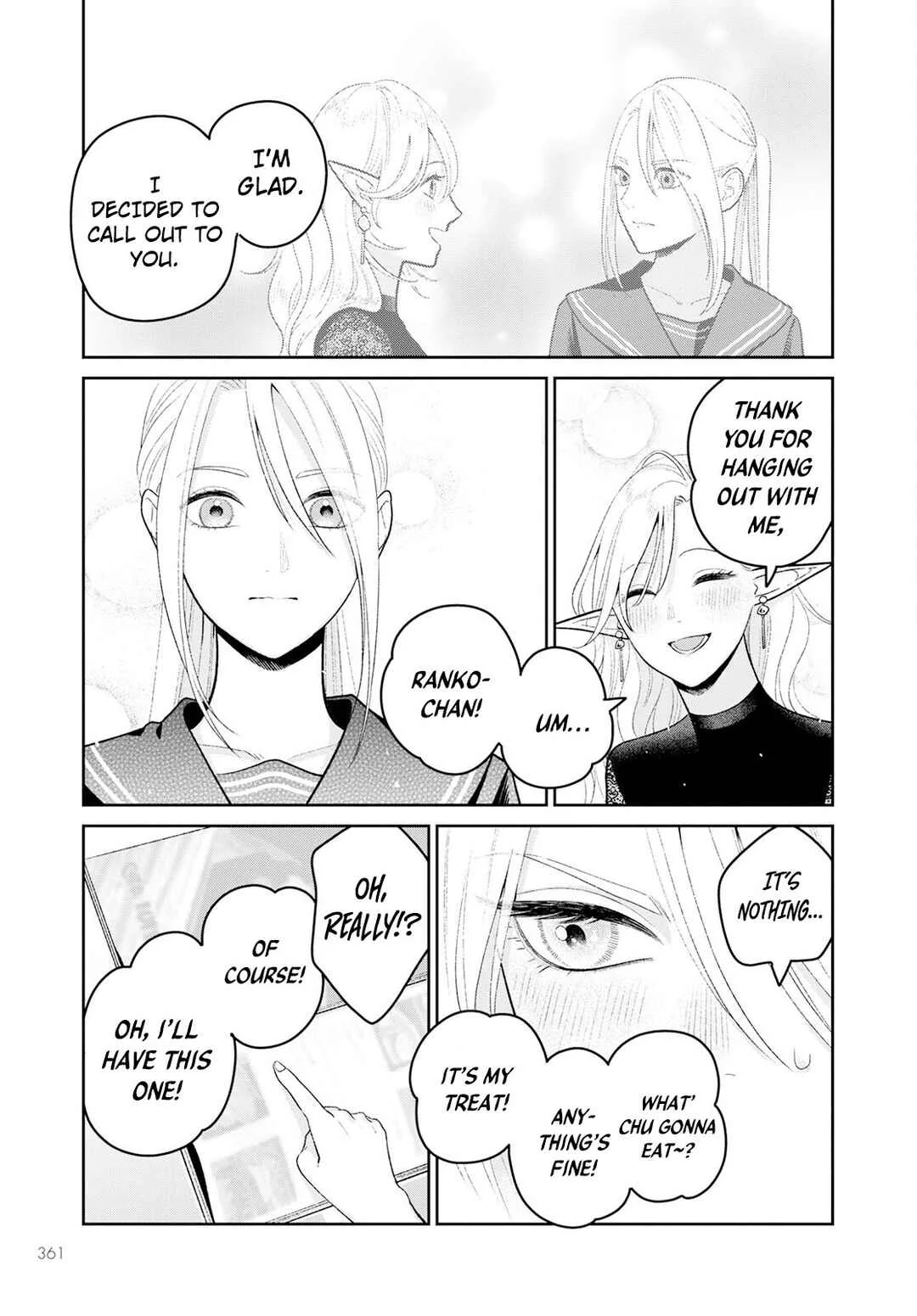 Miboujin Elf no Kanamori-san Chapter 5: My First Friend - Page 18