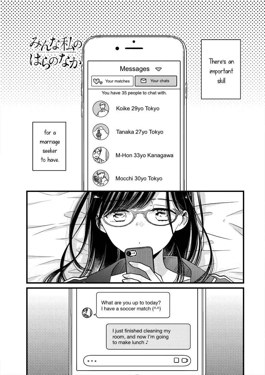 Minna Watashi no Hara no Naka Chapter 3 - Page 1