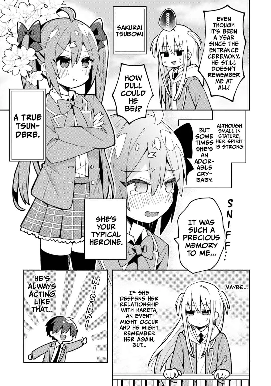 Misaki-kun wa Kouryaku Chara Janai Chapter 3: The Tsundere Heroine Can't Help It - Page 3