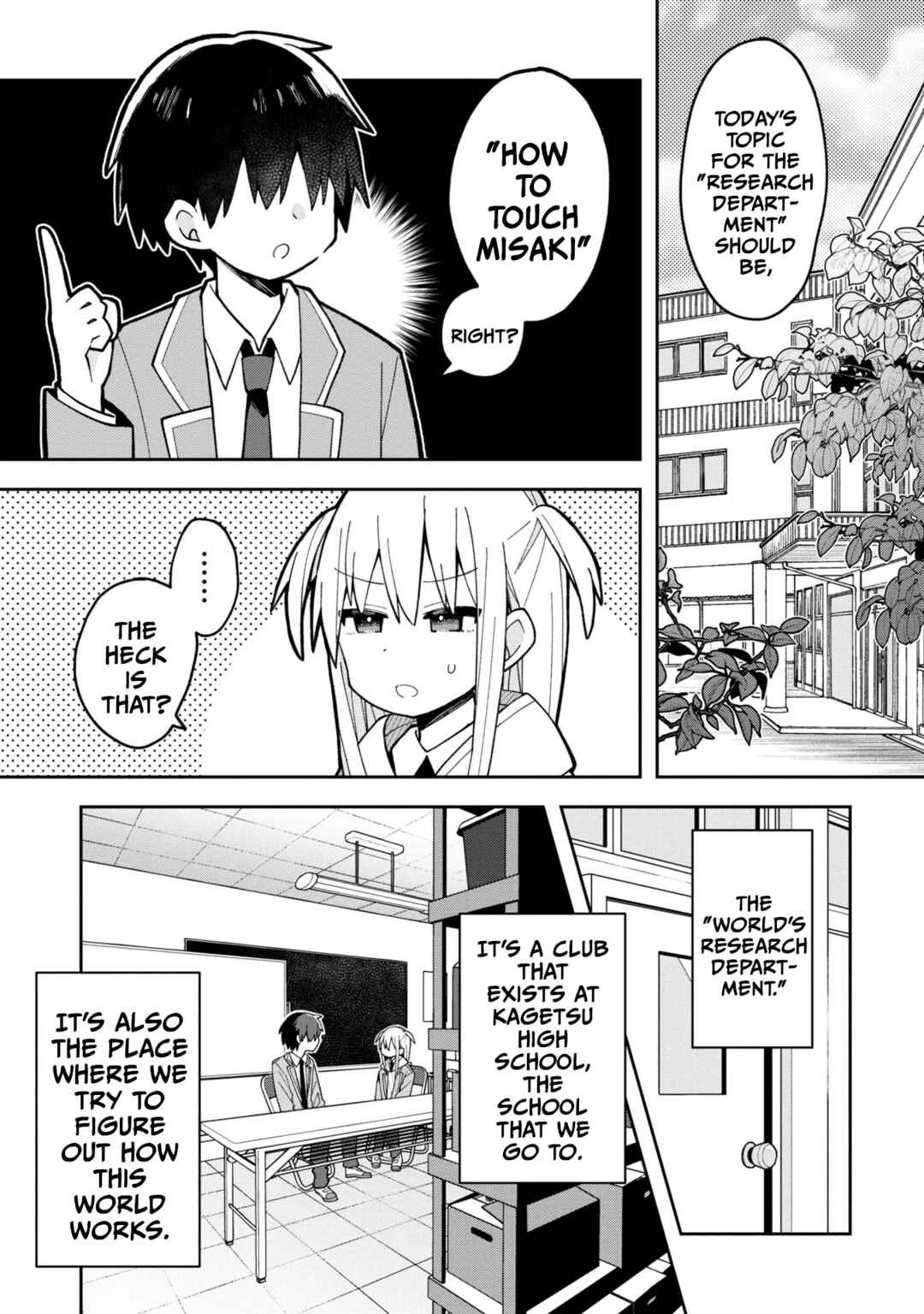 Misaki-kun wa Kouryaku Chara Janai Chapter 4: The Ordinary Protagonist Cannot Be Trained - Page 1