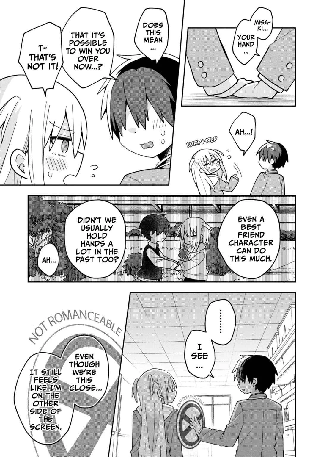 Misaki-kun wa Kouryaku Chara Janai Chapter 4: The Ordinary Protagonist Cannot Be Trained - Page 13