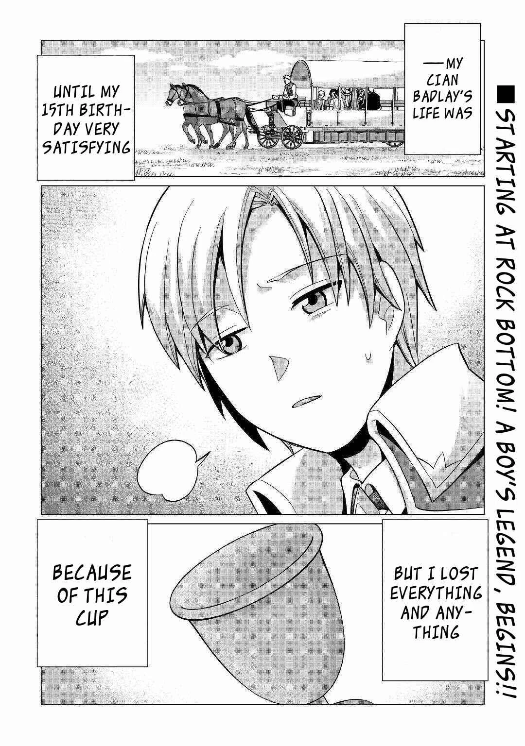 Mizu shika Denai Shingu [Cup] o Sazukatta Boku wa, Fumou no Ryouchi de Suki ni Ikiru koto ni Shimashita Chapter 1: [I am Cian Badlay] - Page 1