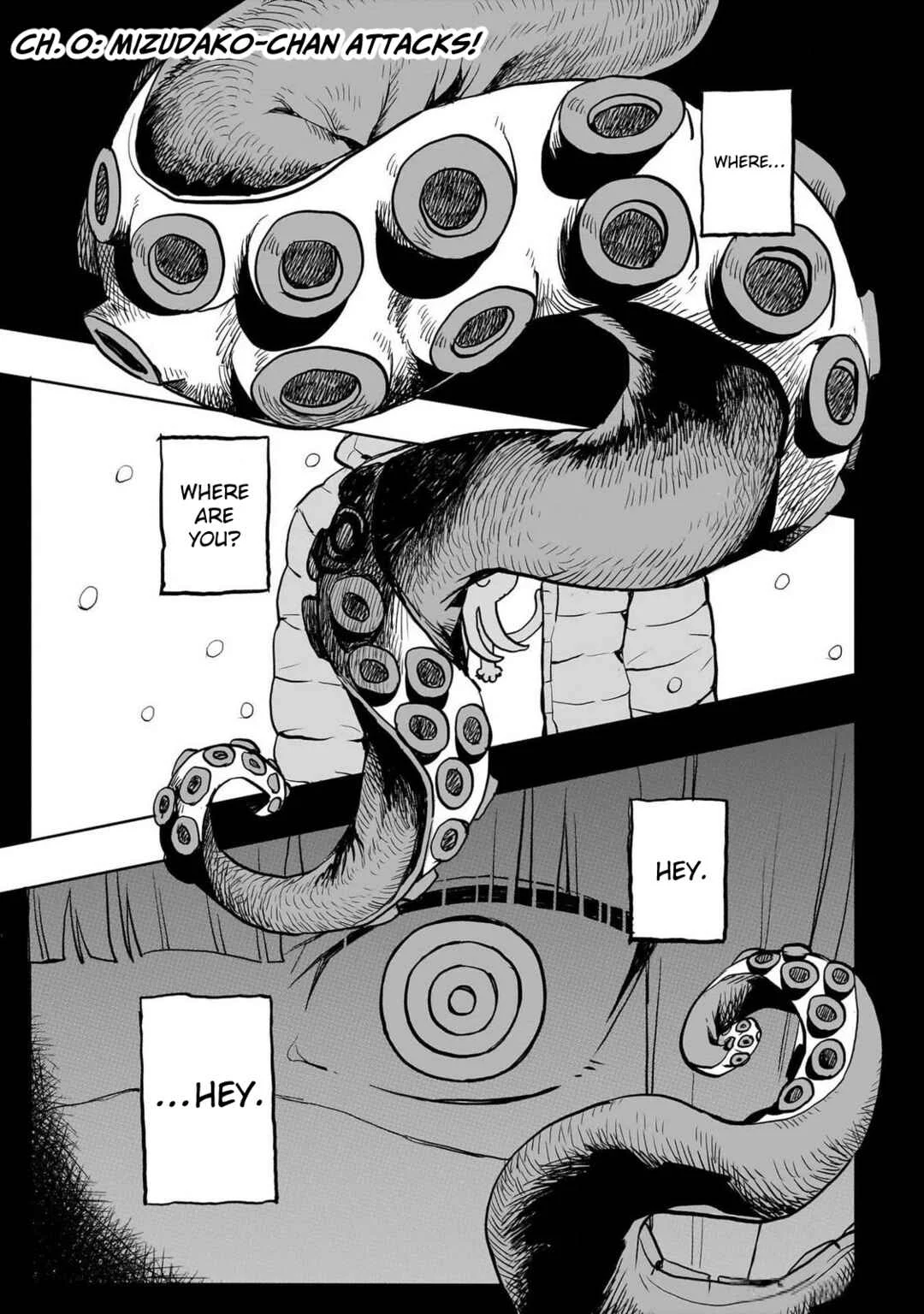 Mizudako-chan kara wa Nigerarenai! Chapter 0: Mizudako-chan Attacks! - Page 1