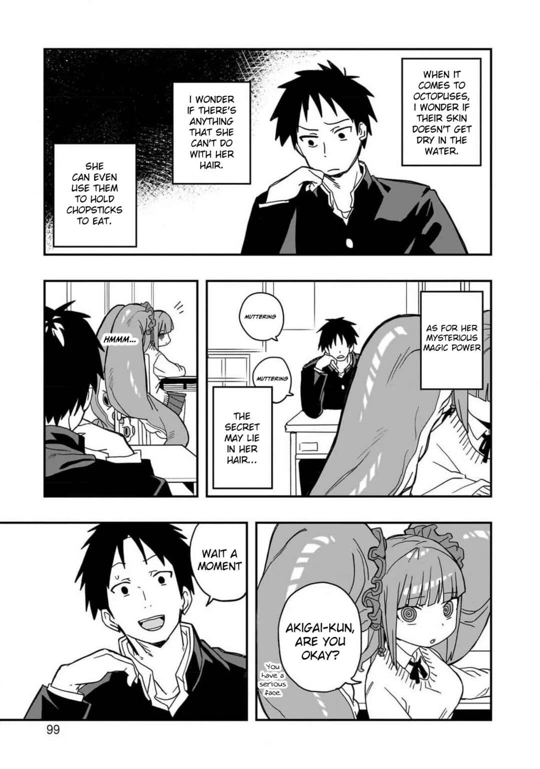 Mizudako-chan kara wa Nigerarenai! Chapter 3: Versatile Hair - Page 2