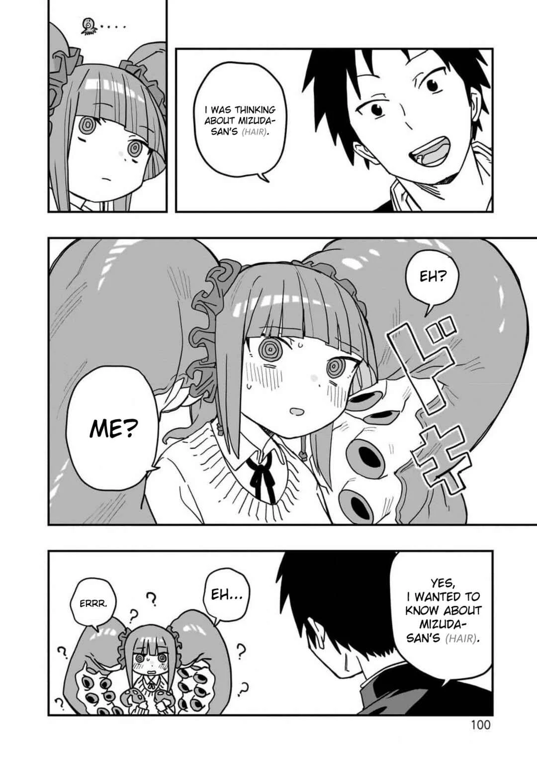 Mizudako-chan kara wa Nigerarenai! Chapter 3: Versatile Hair - Page 3