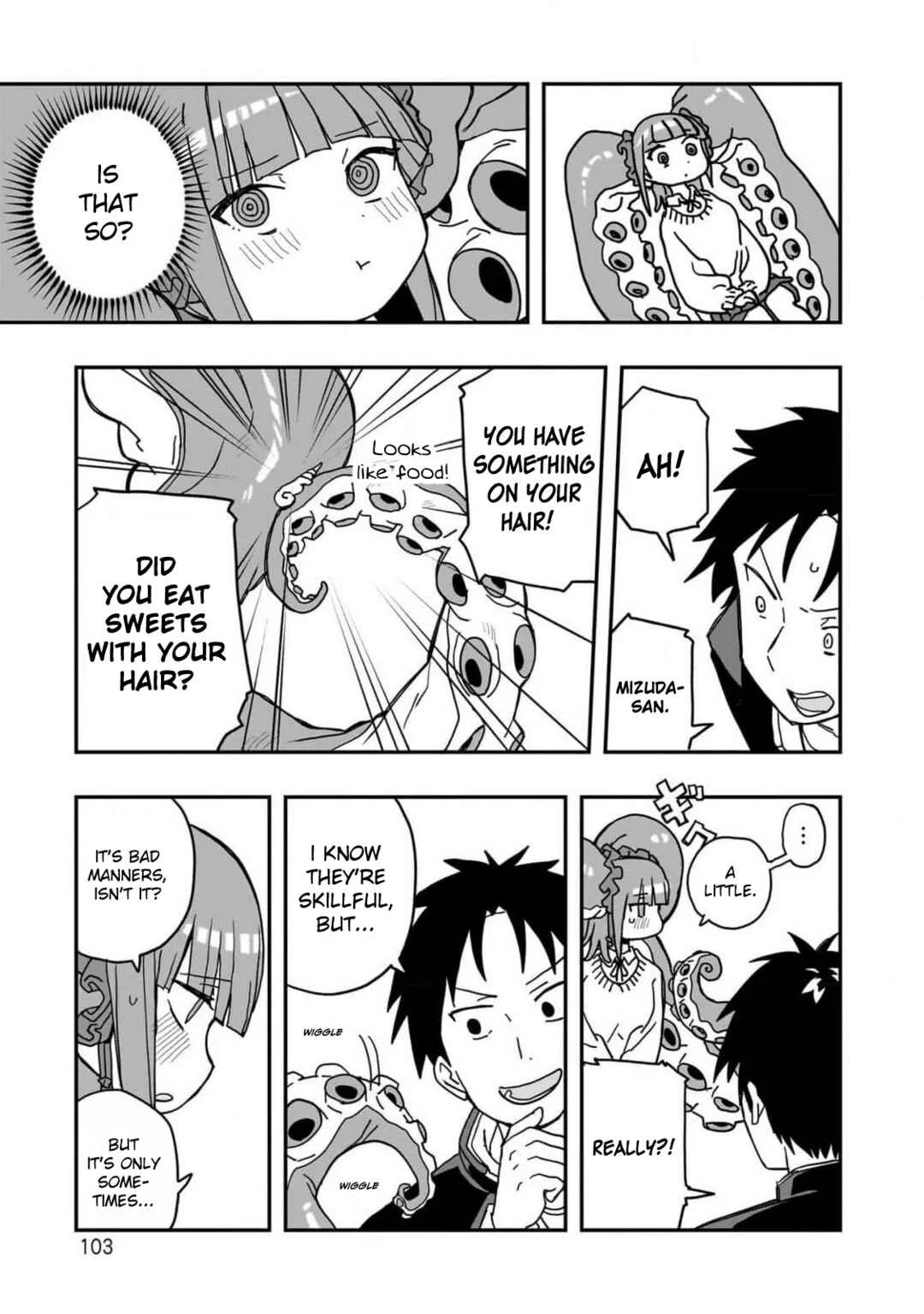 Mizudako-chan kara wa Nigerarenai! Chapter 3: Versatile Hair - Page 6