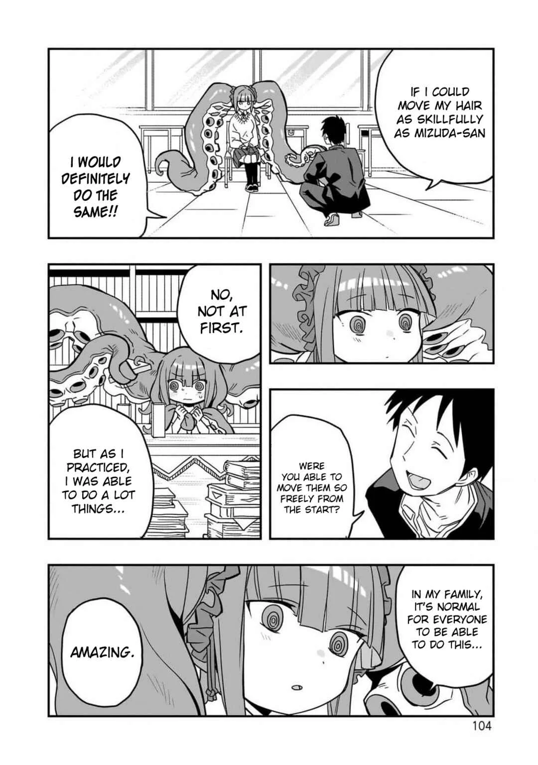 Mizudako-chan kara wa Nigerarenai! Chapter 3: Versatile Hair - Page 7