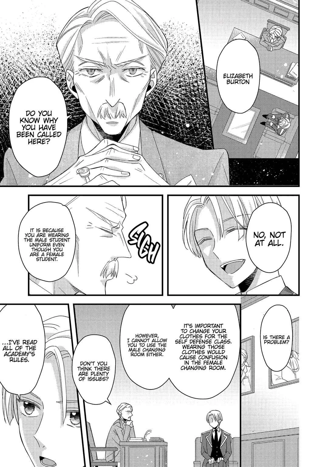 Mob Douzen no Akuyaku Reijou wa Dansou Shite Kouryaku Taishou no Za o Nerau Chapter 5 - Page 14