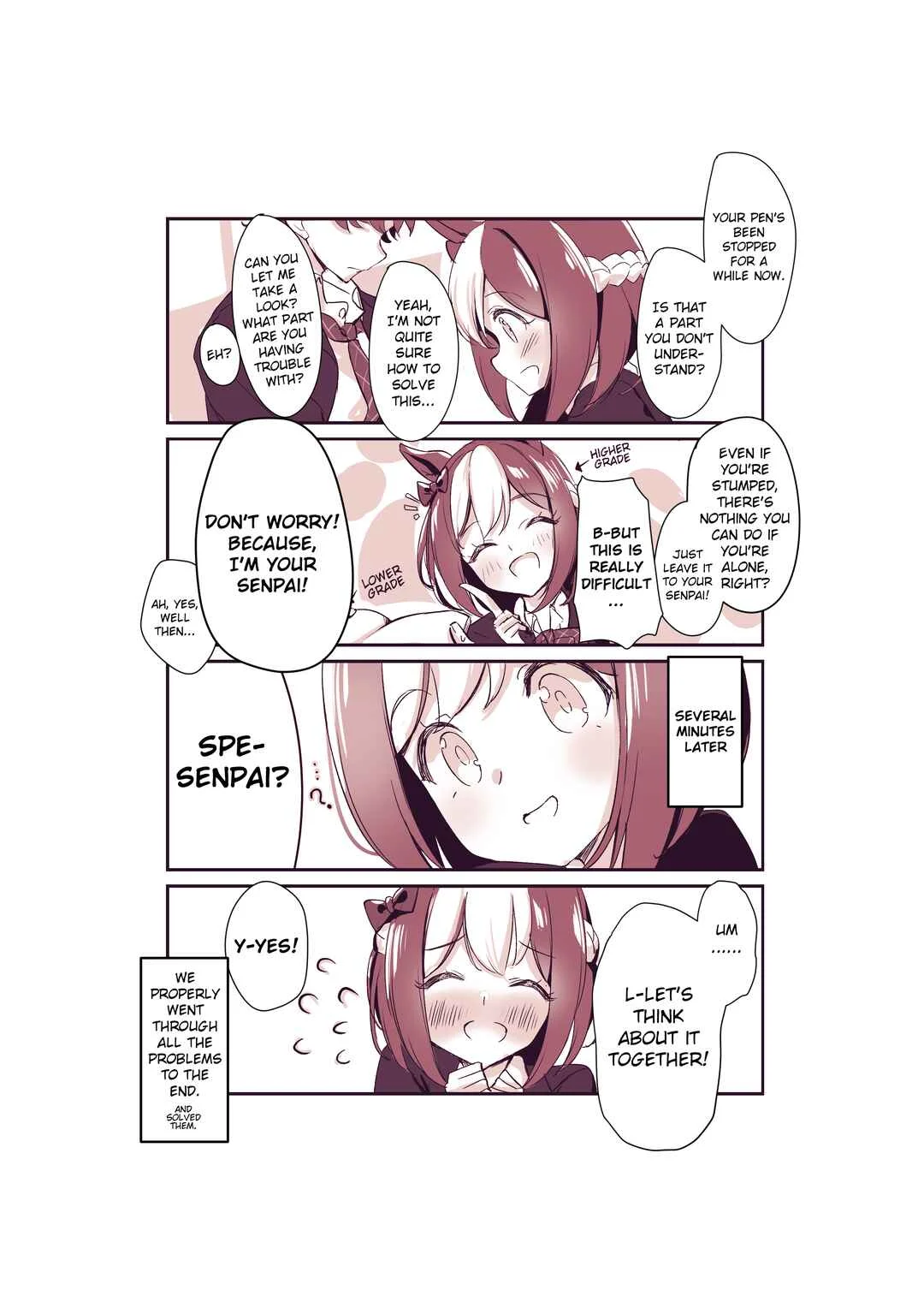 Moshi Ano Ko ga Tracen Gakuen ni Itte Nakattara. Spe Senpai no Baai Chapter 1 - Page 2