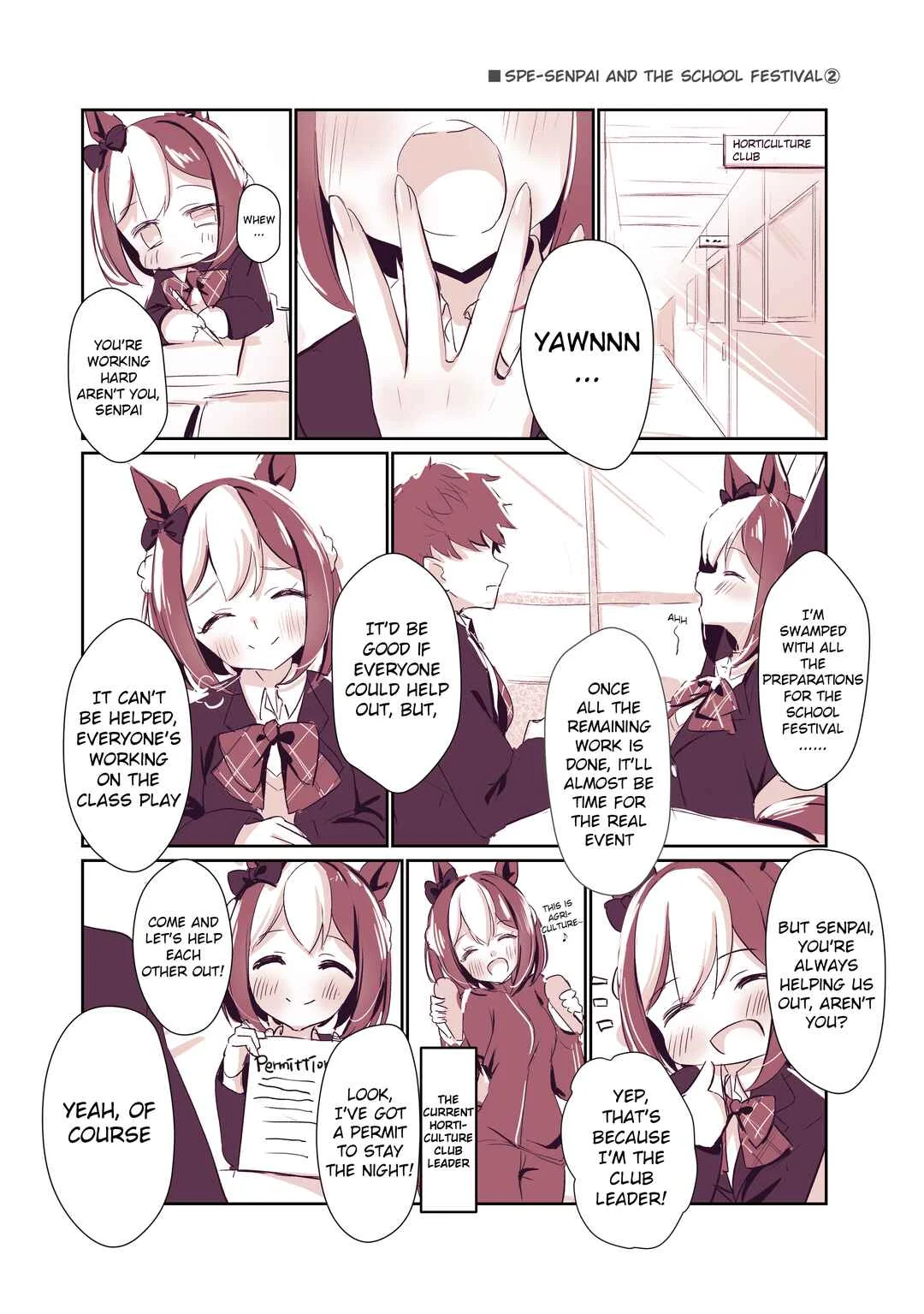 Moshi Ano Ko ga Tracen Gakuen ni Itte Nakattara. Spe Senpai no Baai Chapter 1 - Page 8