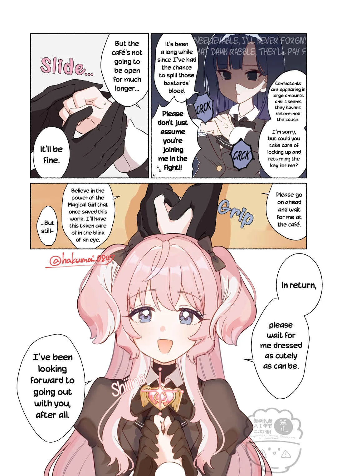 Moto teki kanbu-san wa mahou shoujo ni o netsu Chapter 1: Because You’re the Strongest Magical Girl - Page 2