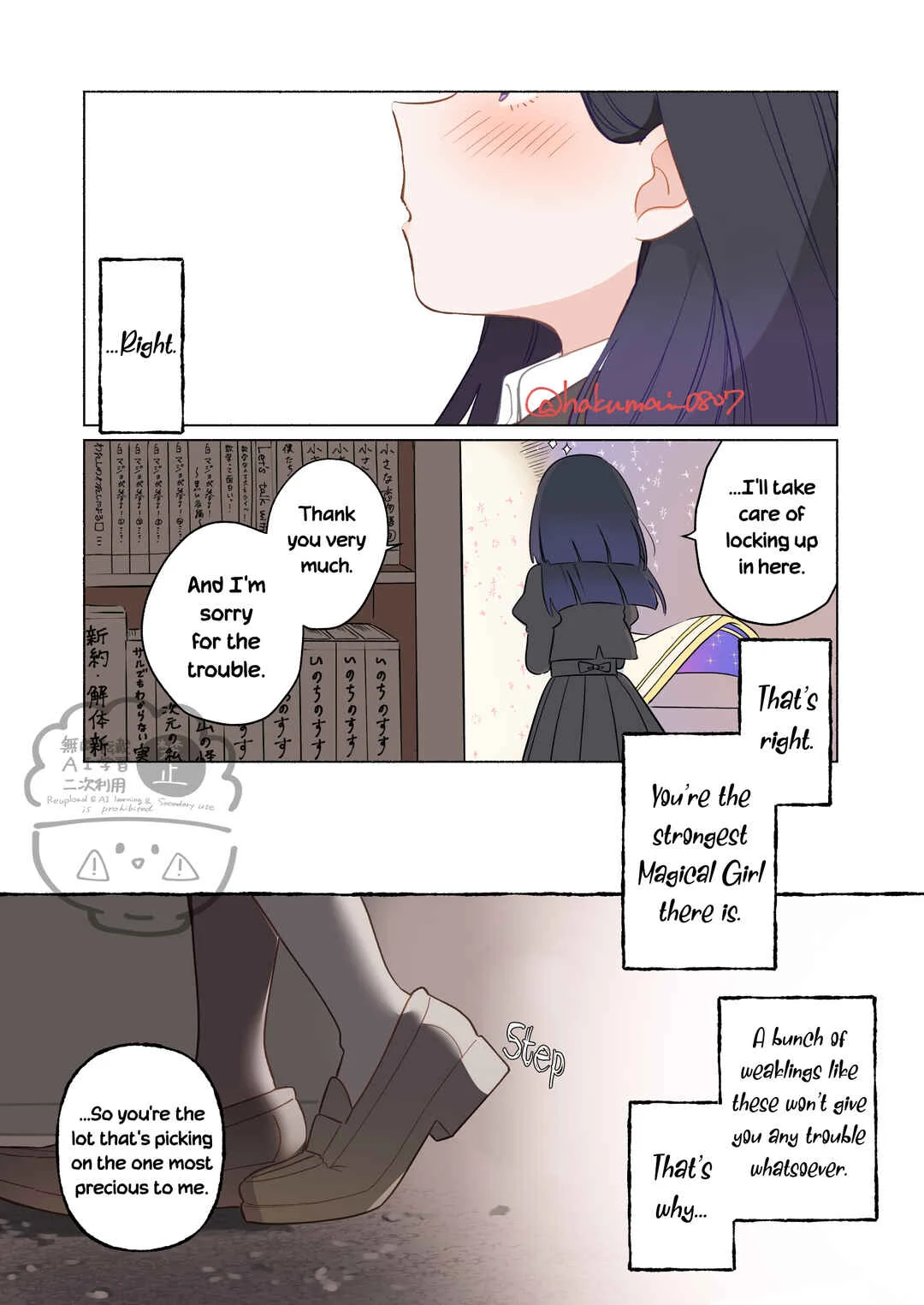 Moto teki kanbu-san wa mahou shoujo ni o netsu Chapter 1: Because You’re the Strongest Magical Girl - Page 3