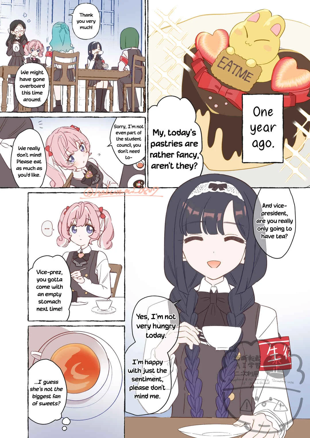 Moto teki kanbu-san wa mahou shoujo ni o netsu Chapter 2: It’s Not That I Dislike Sweets - Page 1