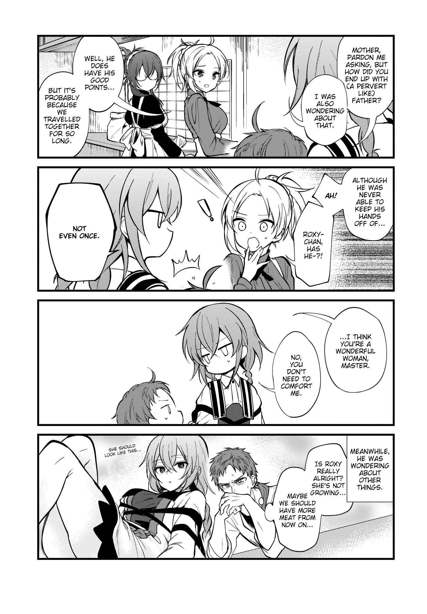 Mushoku Tensei ~4-koma ni Natte mo Honki Dasu~ Chapter 1 - Page 13