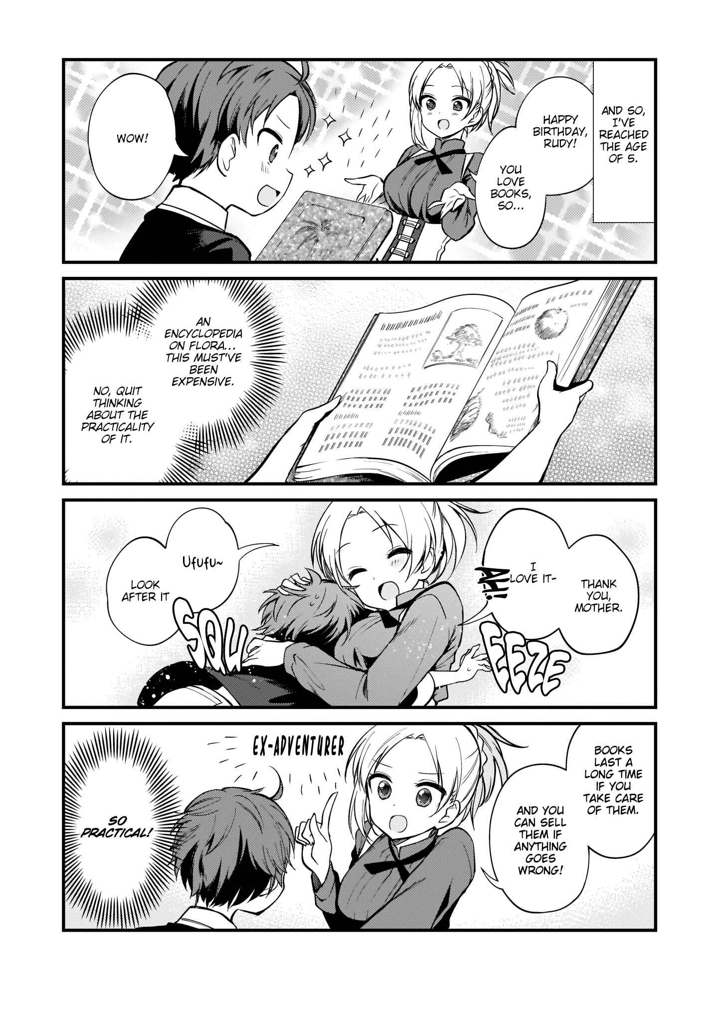 Mushoku Tensei ~4-koma ni Natte mo Honki Dasu~ Chapter 1 - Page 15