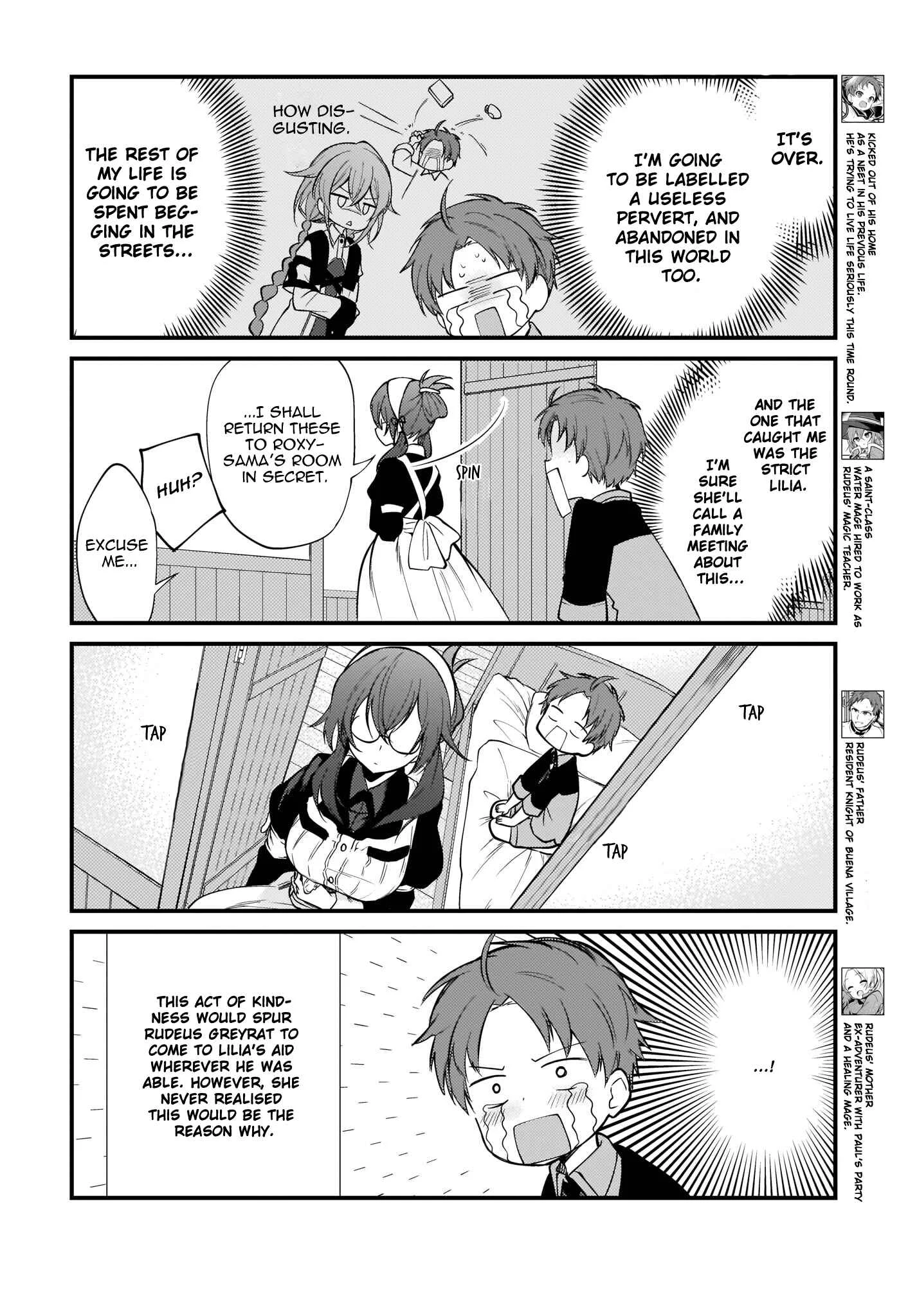 Mushoku Tensei ~4-koma ni Natte mo Honki Dasu~ Chapter 2 - Page 2