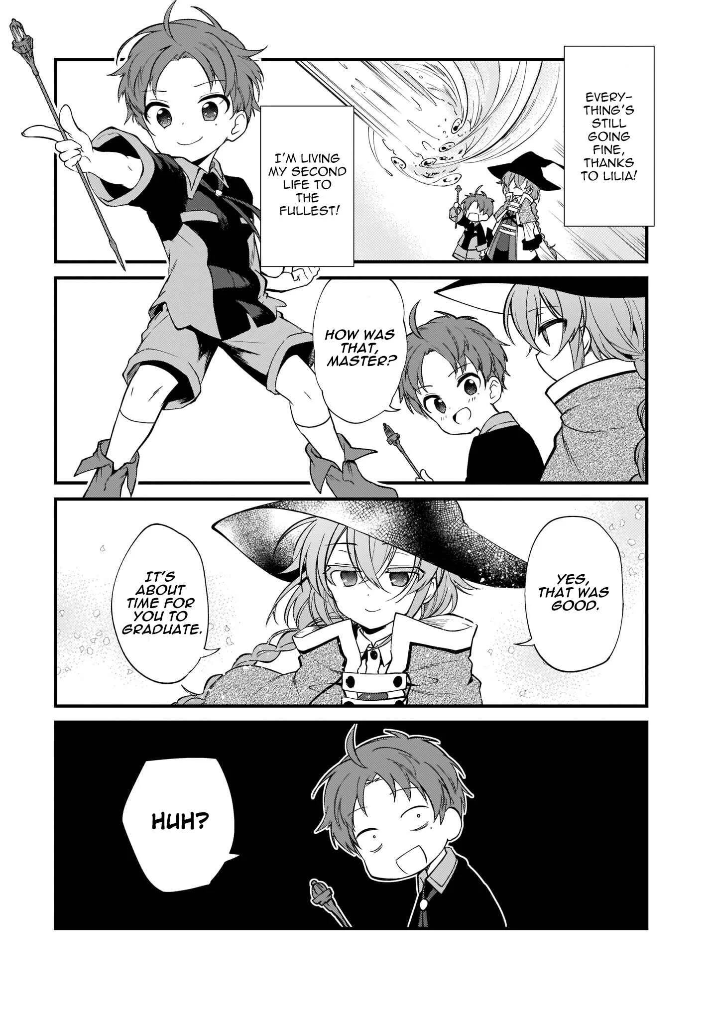 Mushoku Tensei ~4-koma ni Natte mo Honki Dasu~ Chapter 2 - Page 4