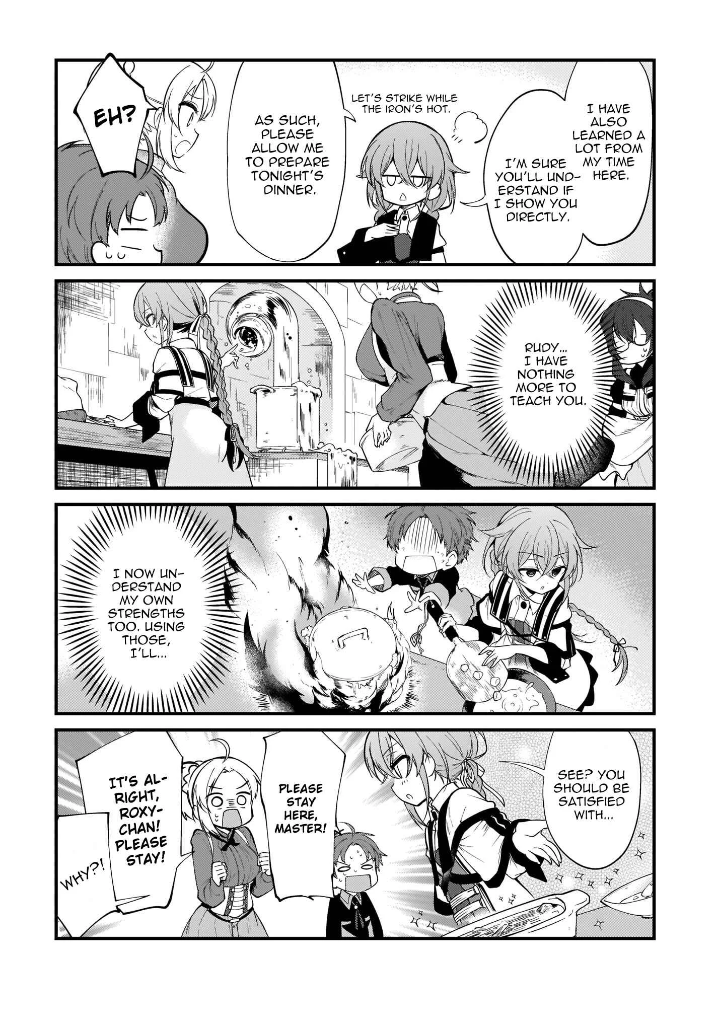 Mushoku Tensei ~4-koma ni Natte mo Honki Dasu~ Chapter 2 - Page 6
