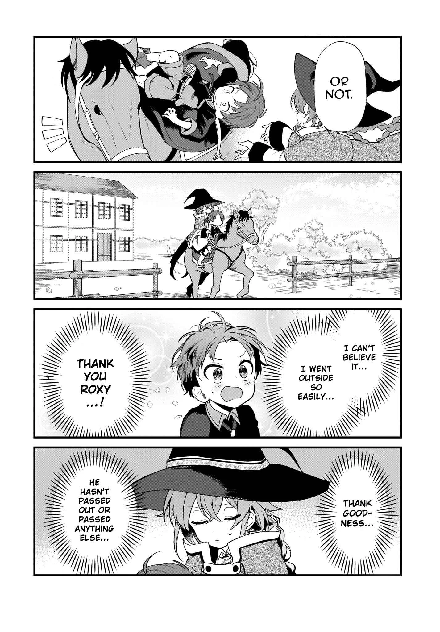 Mushoku Tensei ~4-koma ni Natte mo Honki Dasu~ Chapter 2 - Page 8