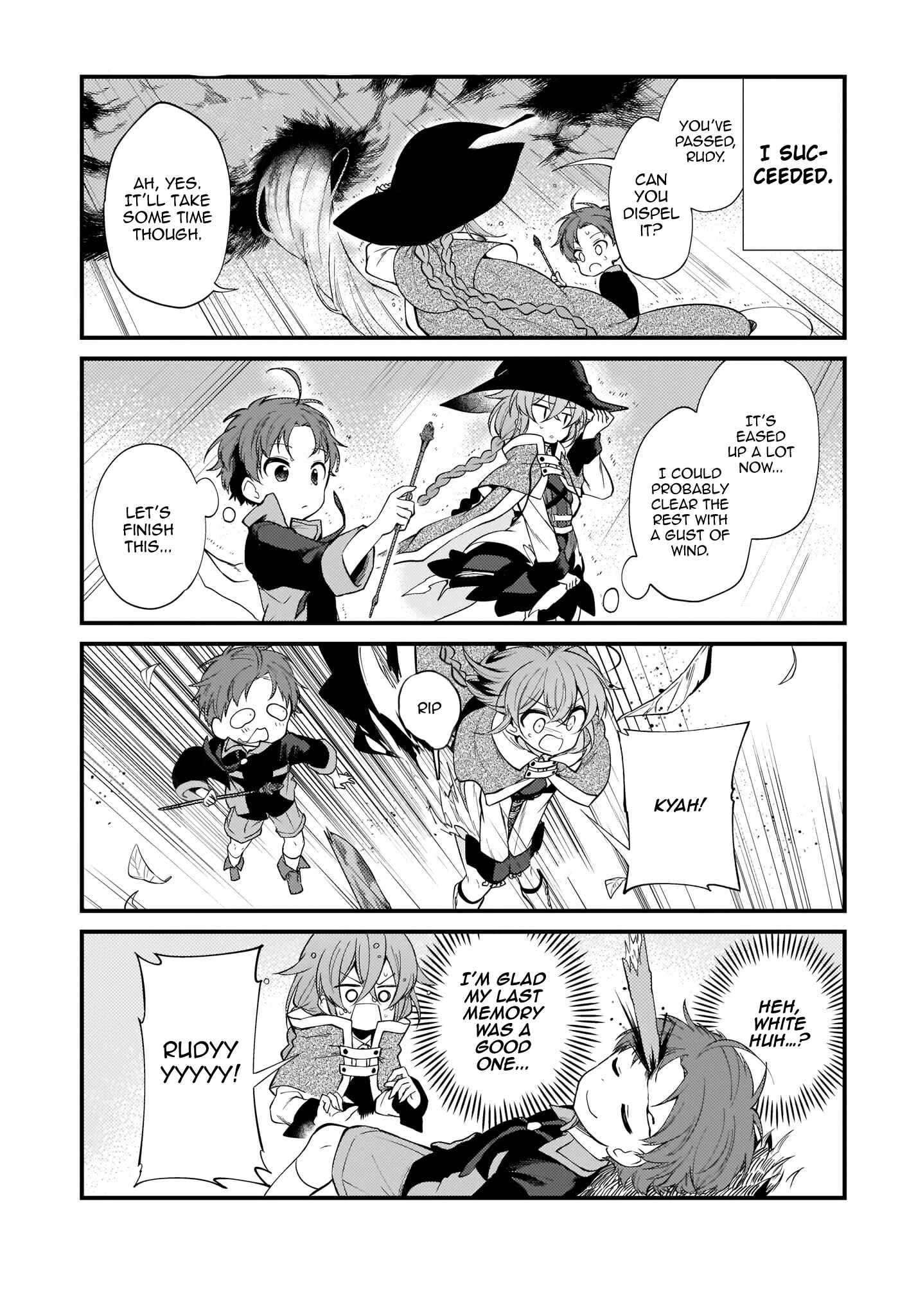 Mushoku Tensei ~4-koma ni Natte mo Honki Dasu~ Chapter 2 - Page 15