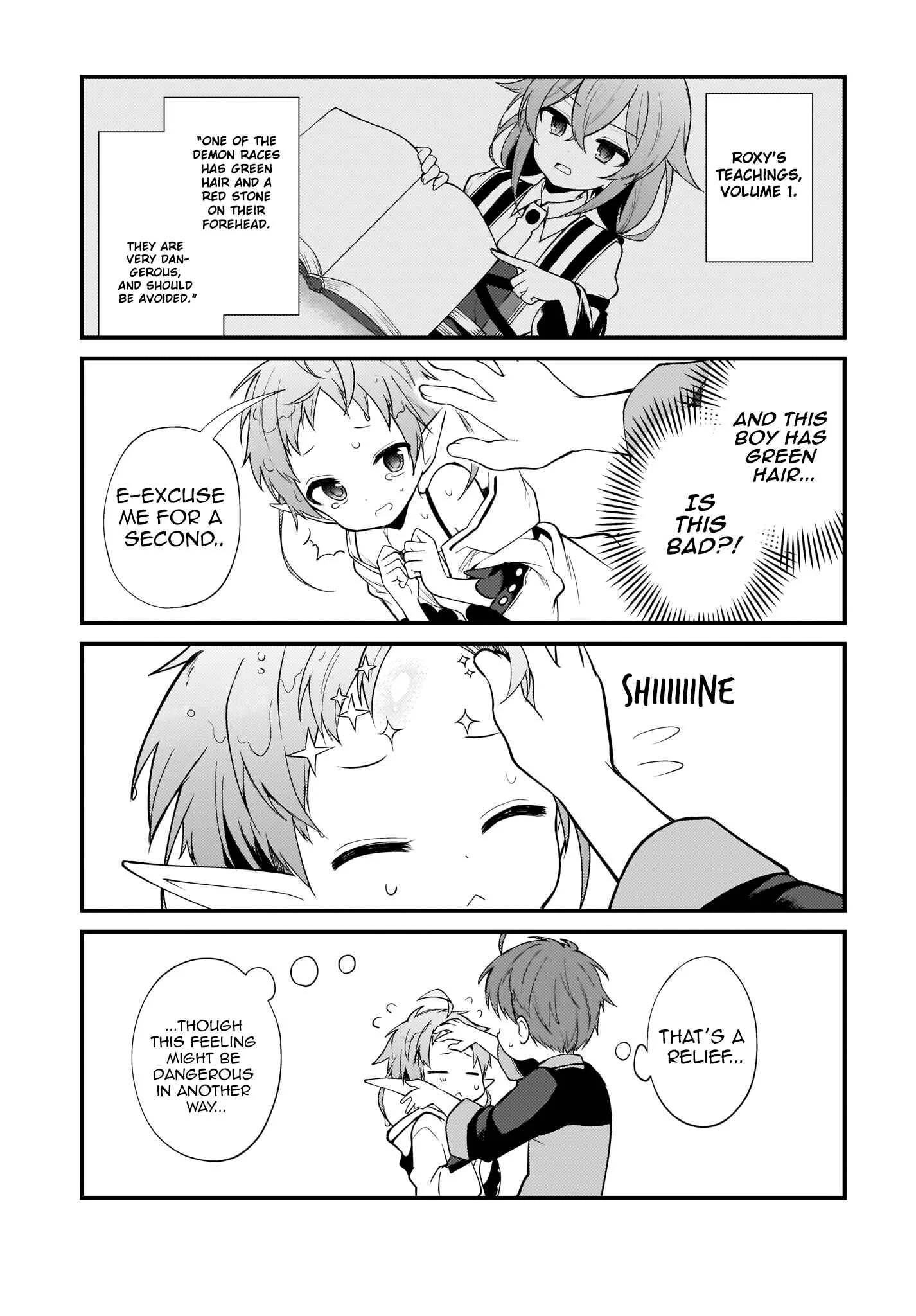 Mushoku Tensei ~4-koma ni Natte mo Honki Dasu~ Chapter 3 - Page 5