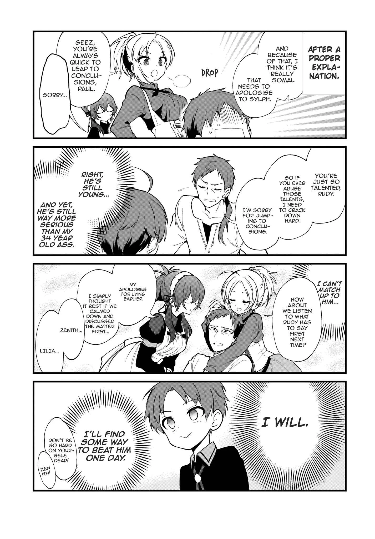 Mushoku Tensei ~4-koma ni Natte mo Honki Dasu~ Chapter 3 - Page 11