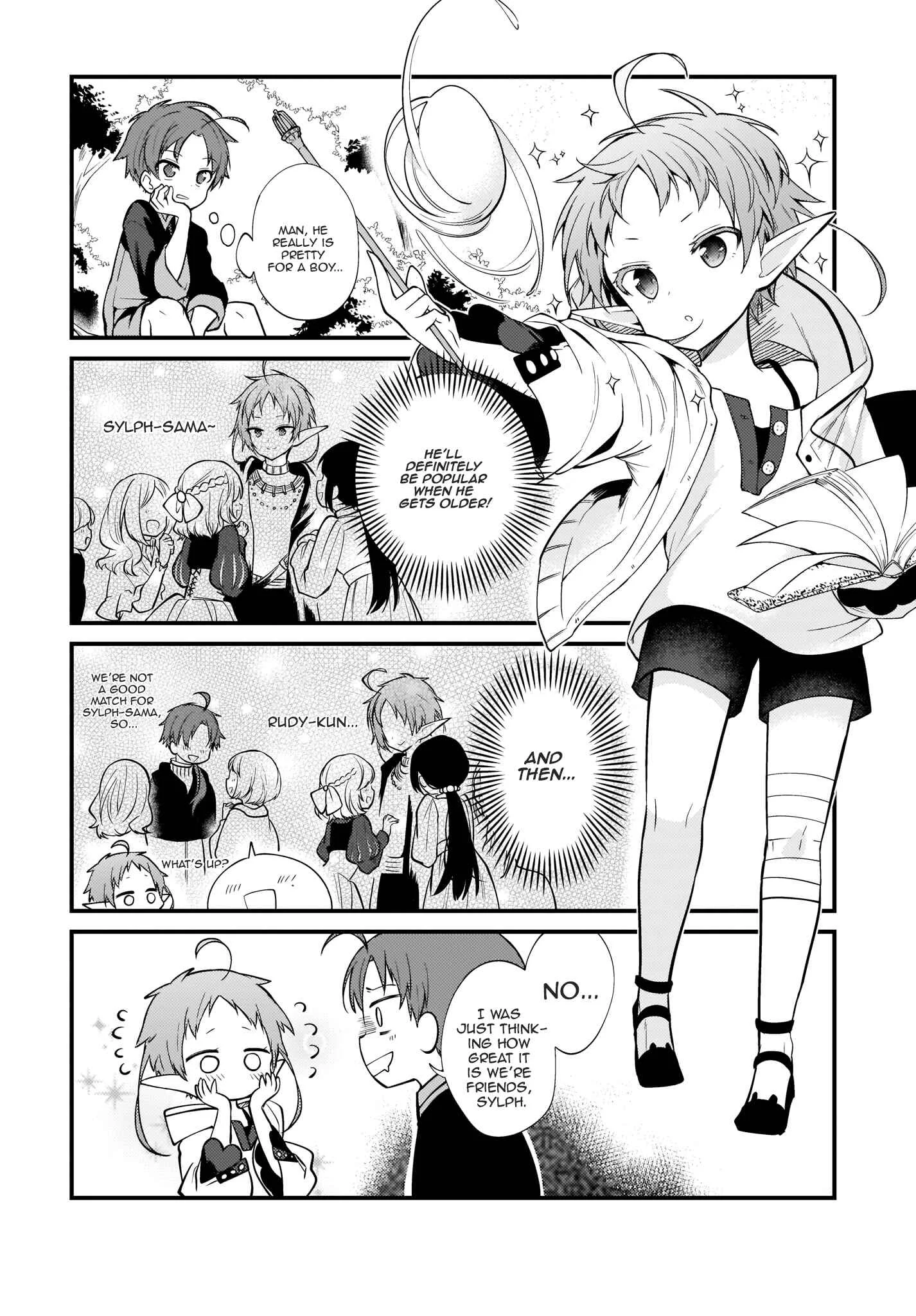 Mushoku Tensei ~4-koma ni Natte mo Honki Dasu~ Chapter 3 - Page 12