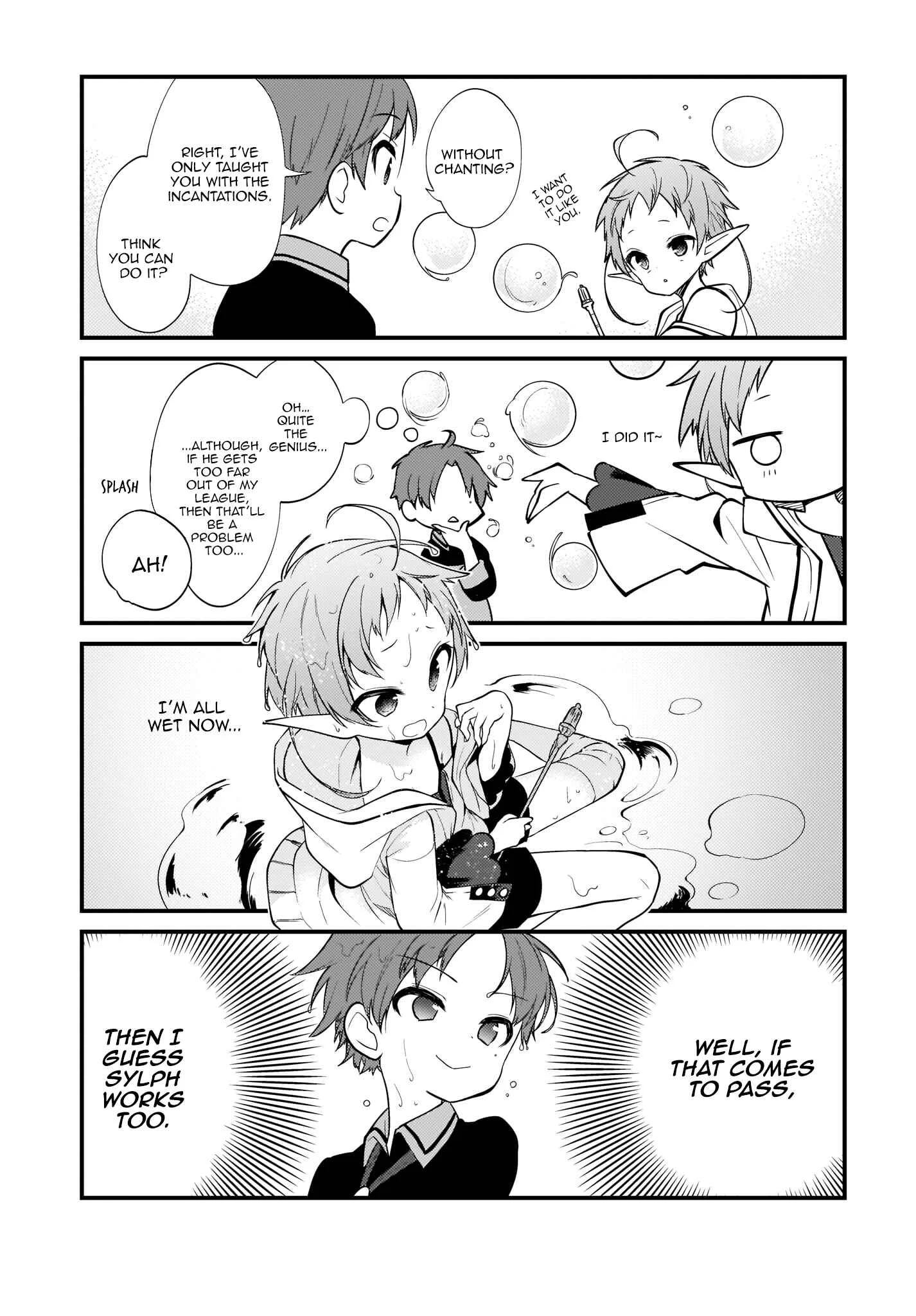 Mushoku Tensei ~4-koma ni Natte mo Honki Dasu~ Chapter 3 - Page 13