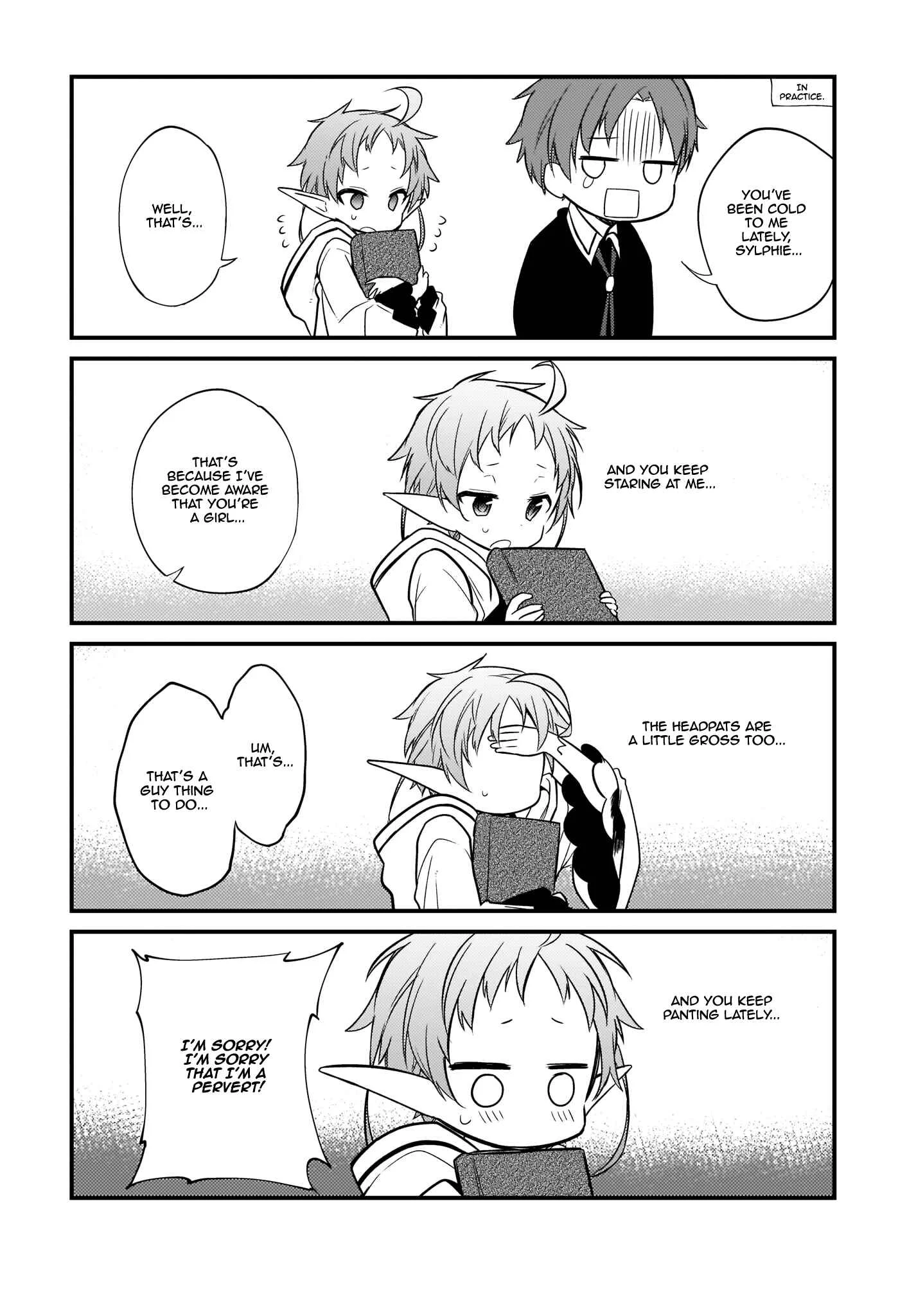 Mushoku Tensei ~4-koma ni Natte mo Honki Dasu~ Chapter 4 - Page 6